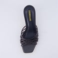 thumbnail image 6 of Cushionaire Naty Jelly Kitten Heels for Women, Chic Slip-On Mule Design with Modern Open Square Toe Womens Heels, 6 of 21