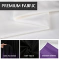 thumbnail image 2 of Purple and Black Window Curtain Abstract Boys Ombre Striped Simple Gradient Teen Men Art Aesthetic Gothic Fun Living Room Bedroom Window Drapes Treatment Fabric 1 Pair, 42" W x 63" L, Modern, 2 of 6