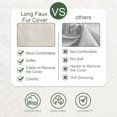 thumbnail image 3 of BYBYME Bed Rest Pillow Beige Fustian Cord Bed Rest Pillow, 3 of 6