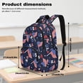 thumbnail image 7 of SEANATIVE Kids Bookbag School Backpack Large Capacity School Bag with Laptop Compartment, Front Pocket & Side Pockets for Children Teenagers, American Flag USA Theme, 7 of 7