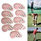 thumbnail image 4 of Cubierta de la cabeza de los hierros de golf Zulema 9Pcs cuero rosa, 4 of 8