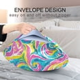 thumbnail image 5 of Ryvnso Satin Pillowcase Tie Dye Swirl Green Pillow Cases Standard Size 26x20in, 5 of 6