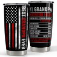 thumbnail image 1 of Vaso SANDJEST Grandpa de 20 oz con aislamiento de acero inoxidable, 1 of 7