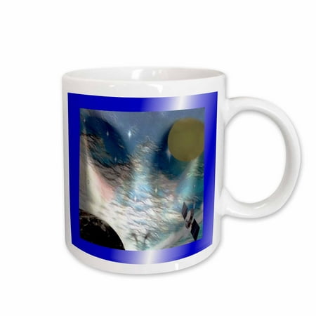 

3dRose Alien Life Form Ceramic Mug 11-ounce