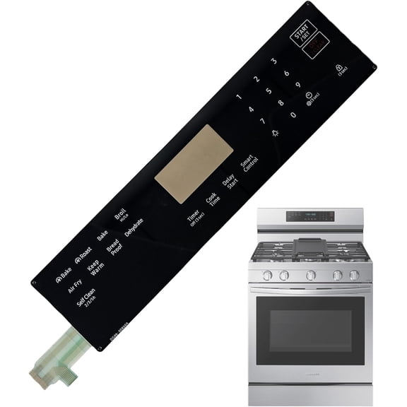 DG96-00850A Range Touch Control Panel Membrane Switch Touchpad for Samsung Stove NX60A6711SS/AA-00,NX60A6711ST/AA-00,NX60A6711SS/AA-01
