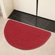 thumbnail image 3 of Tapete semicircular antideslizante para entradas de alto tránsito, duradero y fácil de limpiar, para interiores y exteriores, con diseño de color liso, ideal para entrada, vestíbulo o baño., 3 of 6