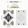 thumbnail image 3 of Bath Accessories Sets Single Print Decorative Tray With Handle For Home Bathroom Bedroom Symmetrical Pattern Design, 3 of 7