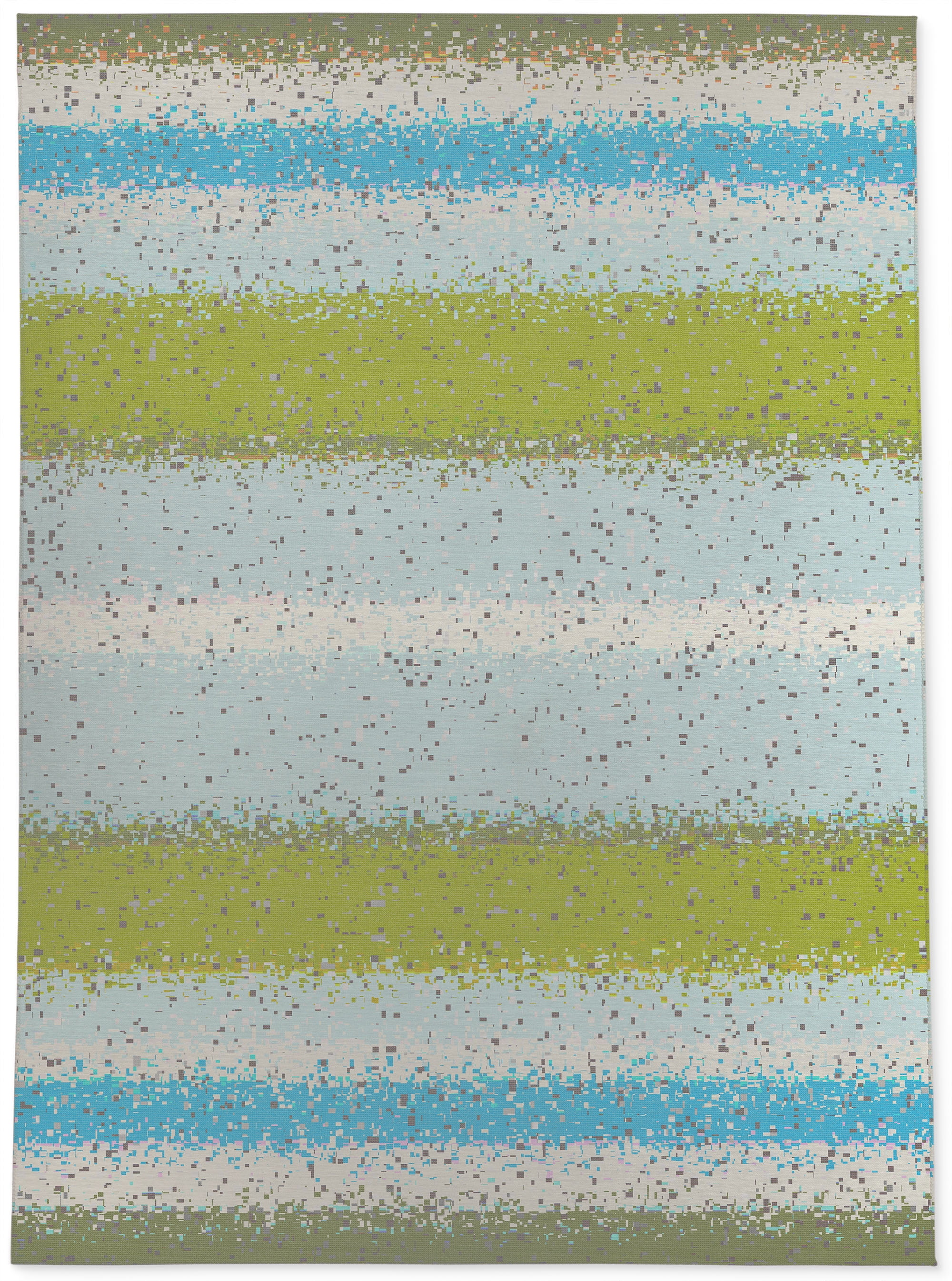 GLITCH CHARTREUSE Outdoor Rug By Kavka Designs - Walmart.com