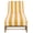 Tan/Yellow Stripe, variant on Safavieh Callan Steel Outdoor Lounge Chairs, Tan/White