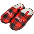 thumbnail image 3 of Budweiser Logo Flannel Print Men's House Slippers-XLarge, 3 of 4