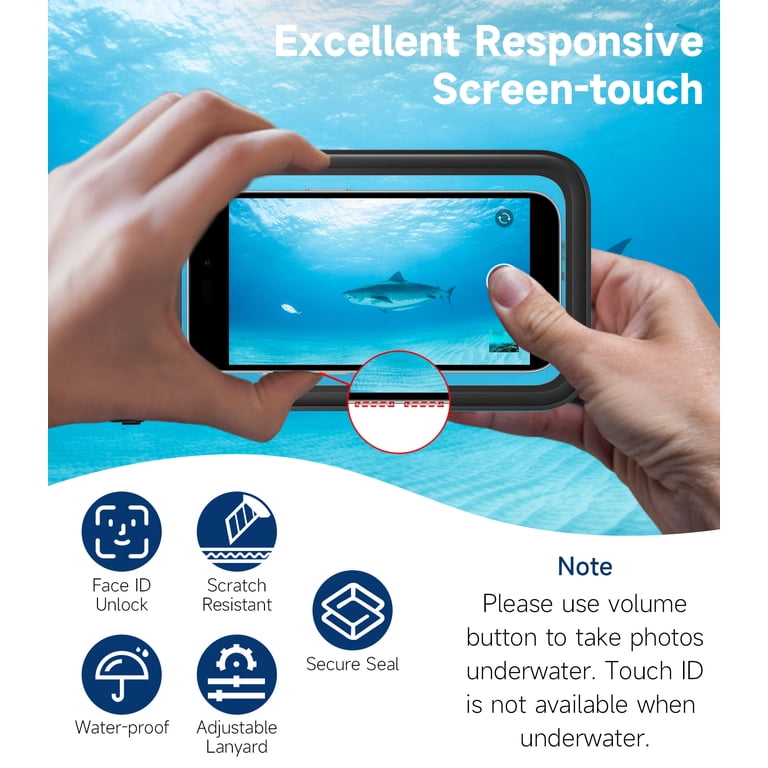 GJUMP Waterproof Phone Pouch 2-Pack Black photo 5