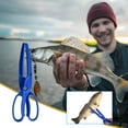 thumbnail image 4 of Scissor Type Fish Pliers 1PC Secure Grip Fishing Tool 9.80x3.10in,Ergonomic Plastic Control Clamp for Safe Catch Handling(Dark Blue),Ccwuwei, 4 of 9