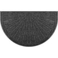 thumbnail image 1 of Aqua Shield 20260542439 24 x 39 Po Paillasson Demi-Rond Sunburst - Fusain, 1 of 1