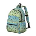 thumbnail image 2 of Bigfoot and Trail Blue Pattern Cute School Backpack with Padded Back and Adjustable Shoulder Straps 13.4"x11"x4.7", 2 of 5