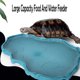 thumbnail image 5 of Comedero de comida y agua para reptiles, hábitat de tortugas, platos grandes y pequeños de plástico para un juego de lagartos, camaleones, iguanas, serpientes, geckos, 2 unidades, 5 of 7