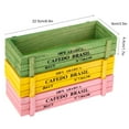 thumbnail image 2 of 3 Pcs Home Office Desktop Wooden Succulent Flower Garden Plant Pot Storage Box Decoration, 2 of 9