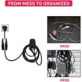 thumbnail image 4 of Charging Cable Organizer for Tesla Model 3 Model Y 2021 Waterproof Wall Mount Connector Bracket Charger Holder with Charging Adapter Base Portable Cable Charger Management Holder, 4 of 9