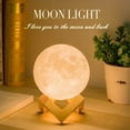 thumbnail image 1 of Moon Lamp Moon Light Night Light for Kids Gift for Women, 1 of 2