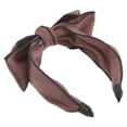 thumbnail image 6 of Unique Bargains 1 Pc Double Layered Bow Knot Headband Hairband for Women Pink 2.6 Inch Wide, 6 of 7
