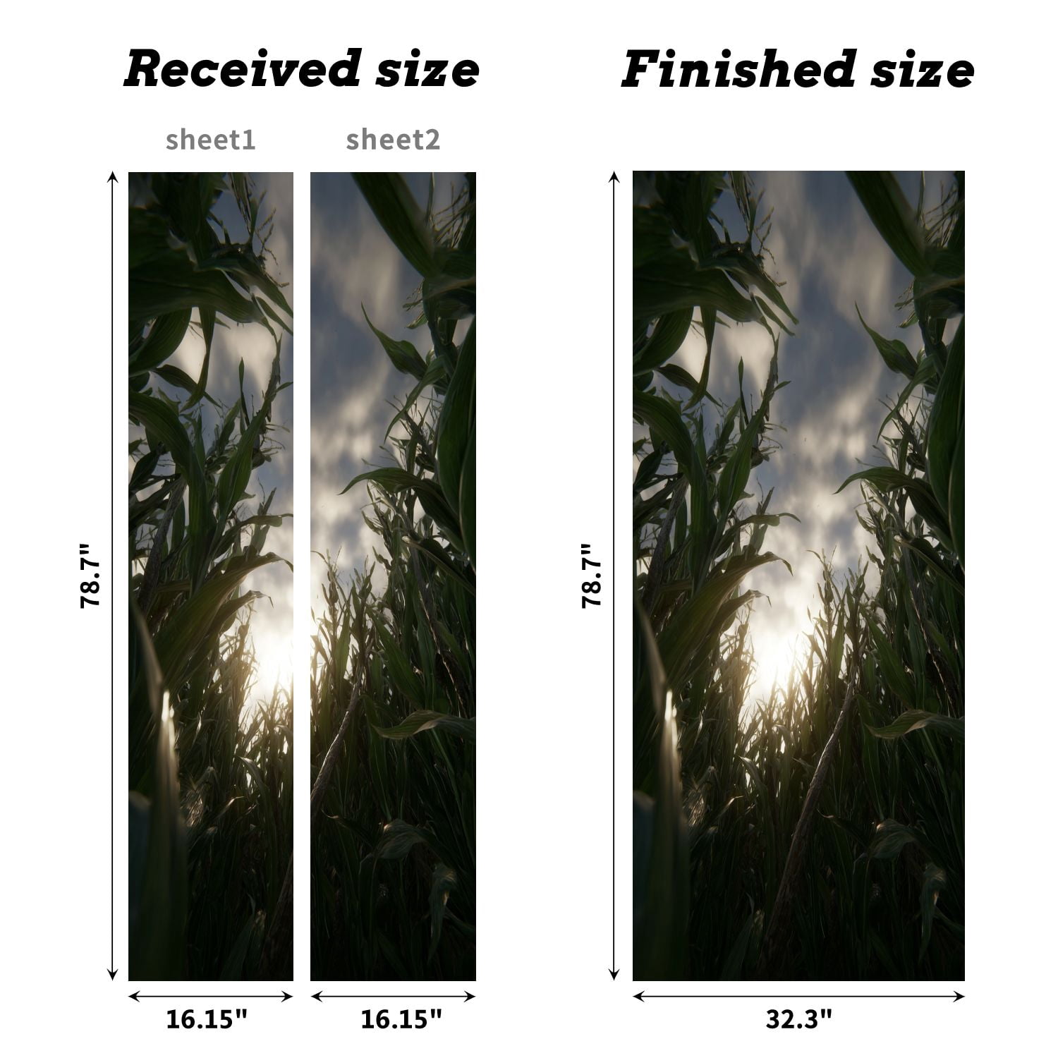 Self Adhesive Vinyl Refrigerator Wrap Set field sunset Door Mural Removable Fridge Sticker Peel and Stick&nbsp;Full Door Cover Decal Kitchen Bar Decor