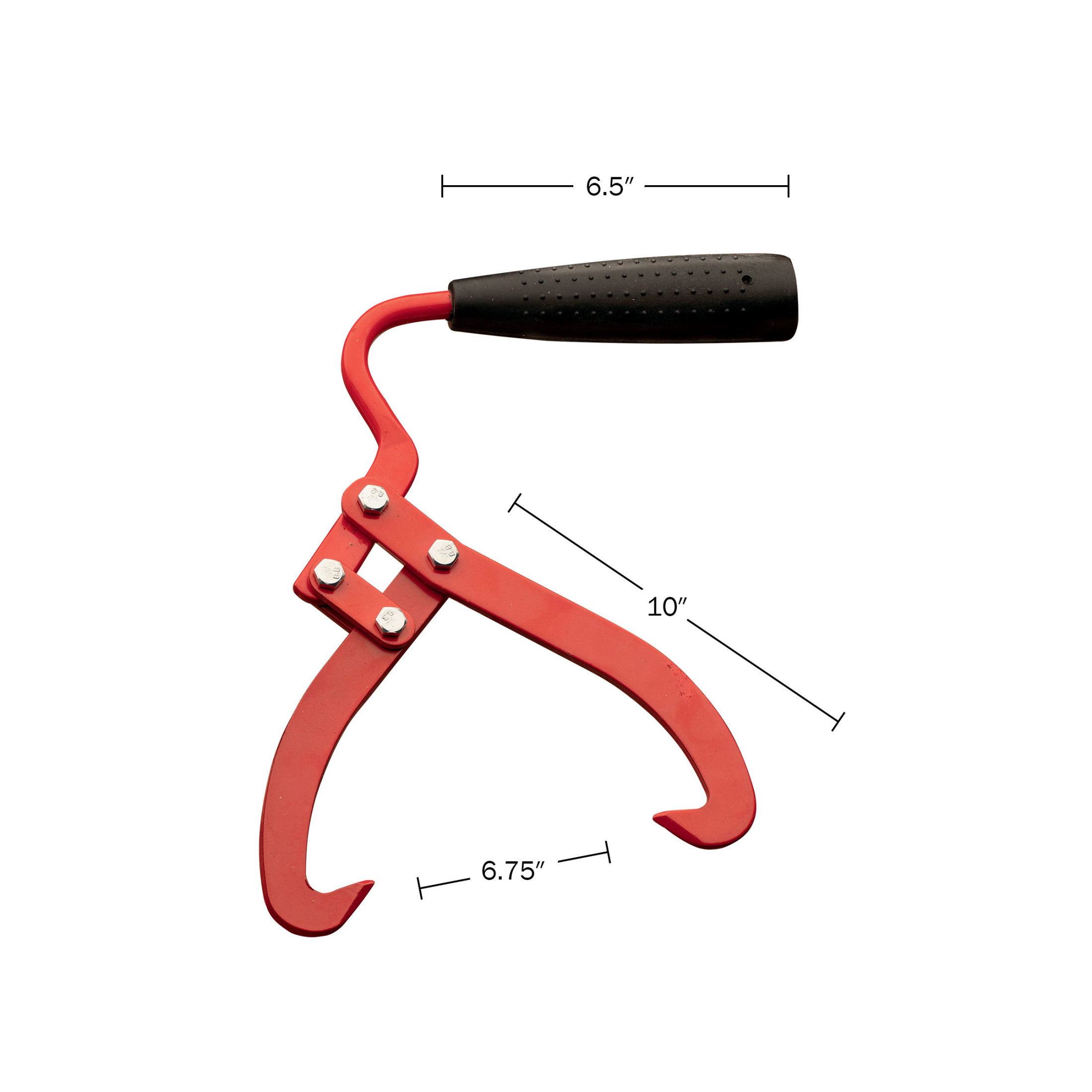 Kings County Tools Log Tongs Grabber Skidding Tongs with 6.75” Claw Opening
