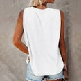 thumbnail image 5 of Women Blouses Asymmetrical Shirts for Women plus Size Tight Shirts T Shirt Teen Girl Long Sleeve Thin Shirt Women's Dressy Top Blouses for T Short Sleeve Work Loose Oversized White 2XL, 5 of 9