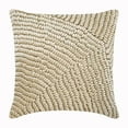 thumbnail image 1 of Cushion Cover, Pillow Covers, Decorative Pillow Covers 18x18 inch (45x45 cm) Ivory, Silk Throw Pillow Covers, Handmade Pillow Covers, Contemporary, Abstract Pattern - Pearl Dance, 1 of 3