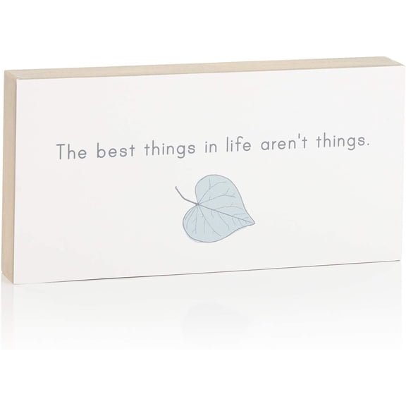 Decorative Expressions - 5x10 Decorative Wooden Sign Best Things in Life