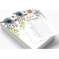 thumbnail image 3 of Inkdotpot Scramble Bridal Shower Game Cards Floral Party Wedding Supplies 50-Pack Wedding Word, 3 of 7