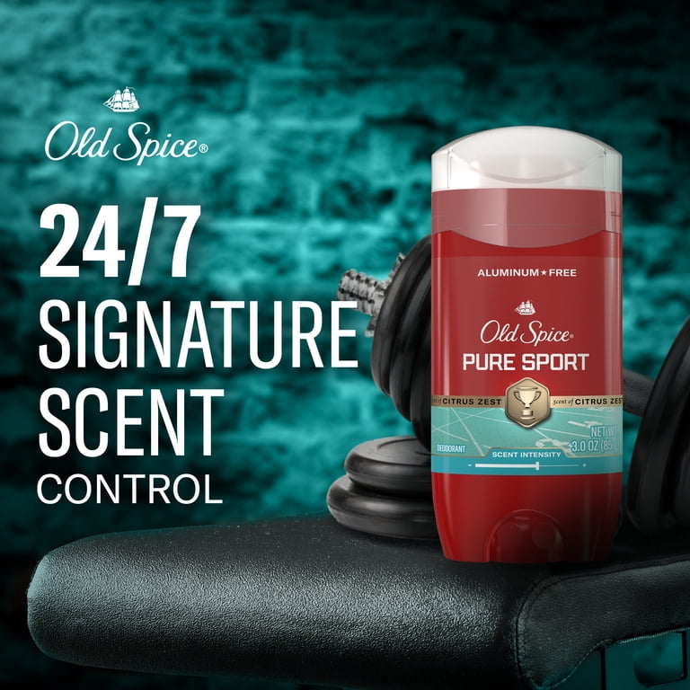 Old Spice Aluminum Free, Men's Deodorant, Pure Sport, 3.0 oz