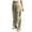 Khaki, variant on Lovskoo Cargo Pants for Women High Waisted Casual Pants Baggy Stretchy Wide Leg Streetwear with 6 Pockets Khaki L