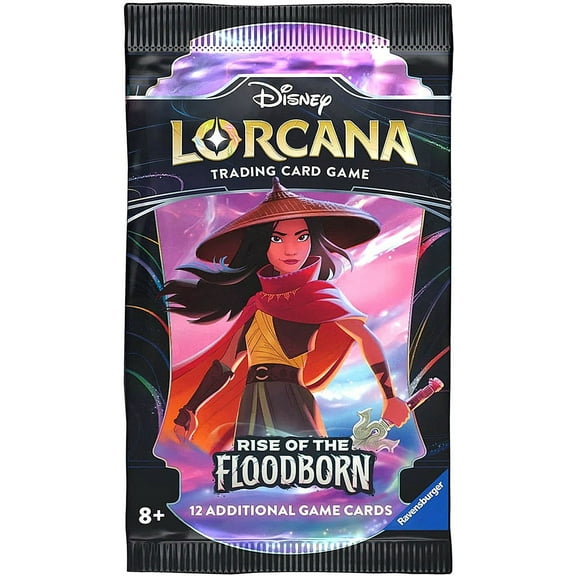 Disney Lorcana Trading Card Game Rise of the Floodborn Booster Pack (12 Cards)
