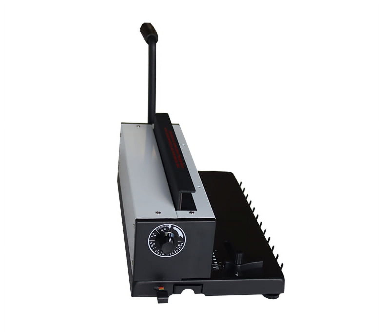 PreAsion Manual Spiral Coil Binder Puncher 34 Holes Book Punching Binding Machine All Steel Metal