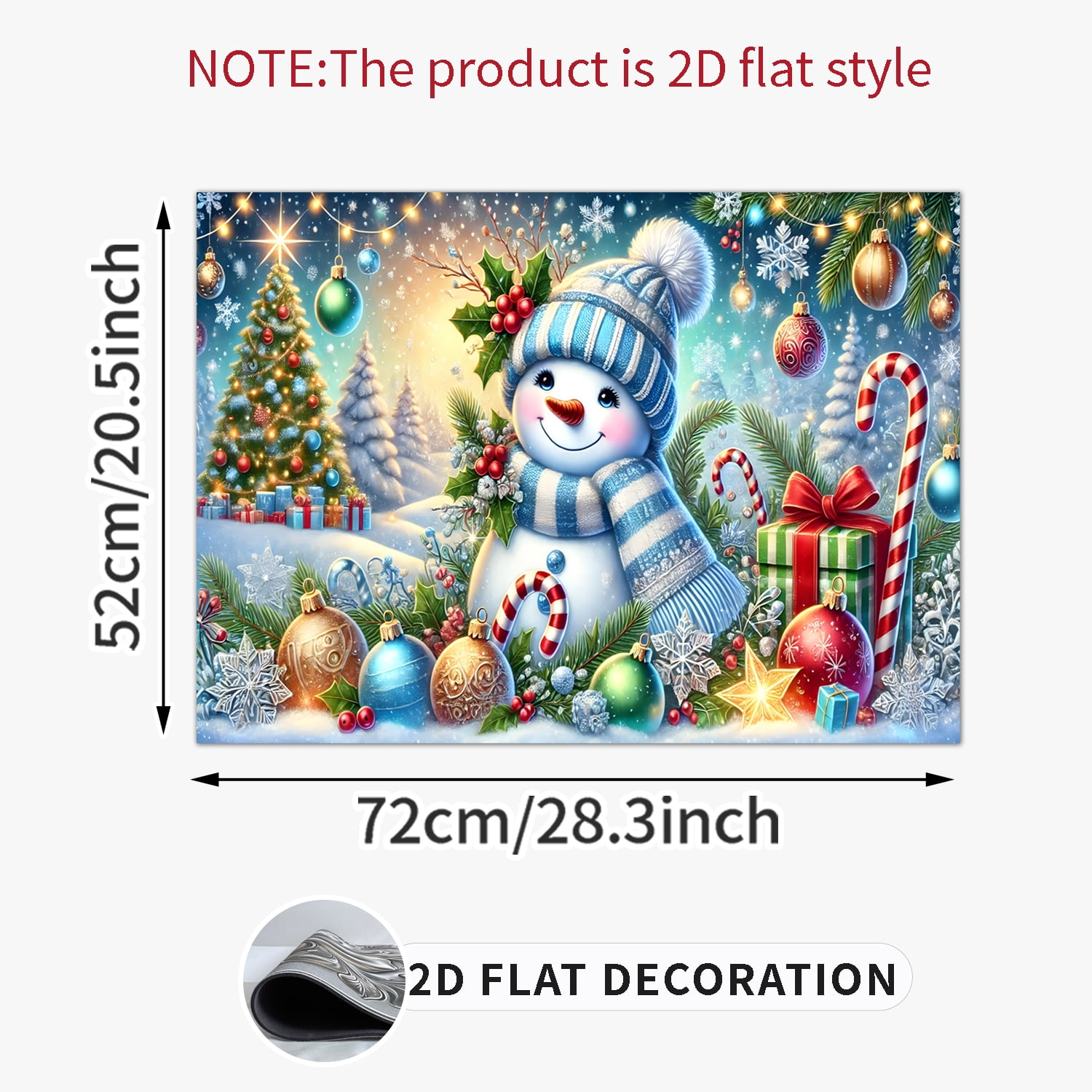 Christmas Stove Top Covers, Blue Snowman Stove Top Cover for Electric, Anti-Slip Waterproof Mat for Glass Stove Top Protector Heat Resistant Square Pad Multipurpose Foldable Cooktop Cover 28x20in 1pc