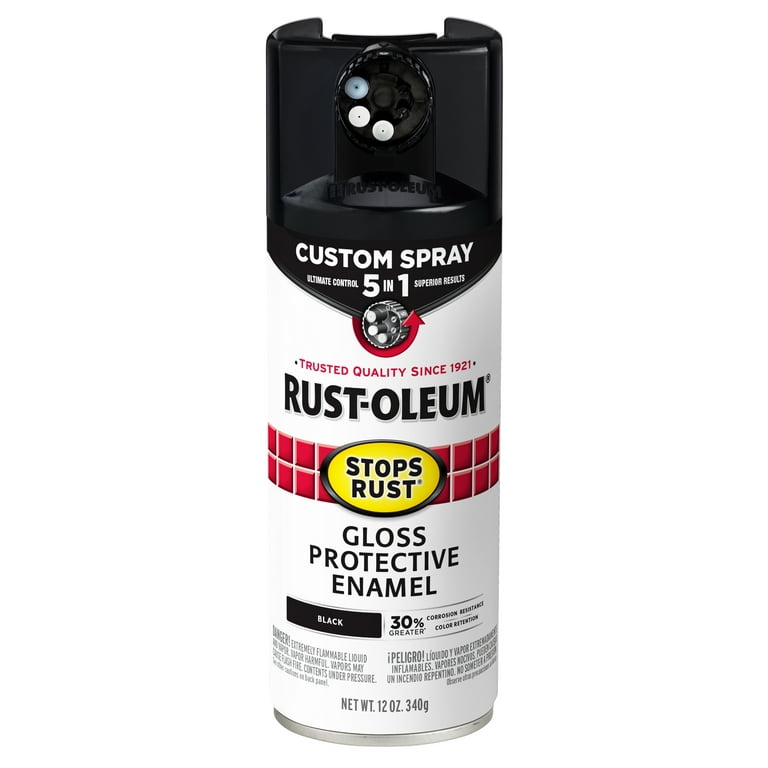 Rust-Oleum 353333 Chrome Spray Paint, Black – Toolbox Supply