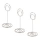 thumbnail image 4 of 20 Soportes Para Números De Mesa, Soporte Para Fotos Para Tarjetas Redondo De Hierro De 85 Mm Con Base Ancha Para Bodas, Fiestas, Graduaciones, Oficinas Y Hogares, 4 of 7
