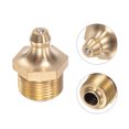 thumbnail image 4 of Uxcell Brass Straight Hydraulic Grease Fitting Accessories M14 x 1mm Thread 5 Pack, 4 of 5