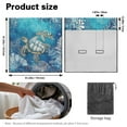 thumbnail image 7 of Xoenoiee Turtle Water Plants Print Rear Bench Towel Seat Covers, Nonslip Back Seat Cover Washable Bench Seat Covers, Wear-resistant Car Seat Covers Protector for Dogs, 7 of 7