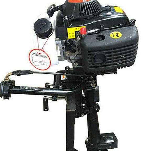4-Stroke Gasoline Outboard Motor – Durable Aluminum Alloy with Anti-Corrosion Coating for Saltwater and Freshwater Boats