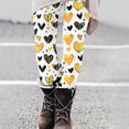 thumbnail image 3 of Jsaierl Women's Leggings Butt Lifting Love Heart Print Tights Activewear Legging Pants Stretch Slim Yoga Leggings Valentines Day Gifts for Women, 3 of 6