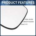 thumbnail image 3 of Unique Bargains Left Driver Side Rearview Mirror Glass Replacement Heated White Glass Fit for for Volvo S60 S80 V70, 3 of 6