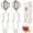 2 Pack, variant on Snap Ball Tea Strainer, 2 Pack Stainless Steel Tea Infuser Filter with Handle for Loose Leaf Tea, Spices, Seasonings