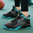 thumbnail image 4 of Bolognifi Men's High Top Basketball Sports Shoes Fashionable Anti Slip Basketball Boots, 4 of 8