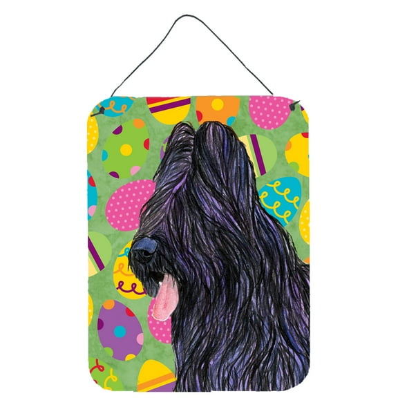 Briard Easter Eggtravaganza Wall or Door Hanging Prints