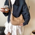 thumbnail image 3 of Small Hobo Bags for Women Retro Crescent Shoulder Purse Fall Soft Crossbody Handbag 2025, 3 of 10