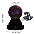 thumbnail image 3 of Kitchen Gadgets The Shock-Wave Lamp USB Static Ball Ion Ball The Linght Bolts Follow You Touching USB Magical Lamp Light-ning Ball Creative Graduation Gift Kitchen Organizers and Storage, 3 of 8