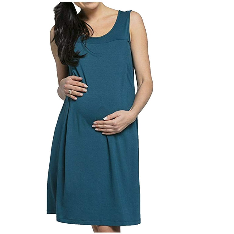 white christmas dresses Mix match cotton Handblock Maternity Feeding dress main image 1