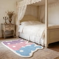 thumbnail image 6 of AuroraX Easter Rabbit Shaped Door Mat 24x36 Inch Funny Outdoor Washable Indoor Cute Bunny Entrance Doormat Non-Slip Backing Absorbent Welcome Entryway Bathroom Rug Decor for Back/Front Door Bedroom, 6 of 9