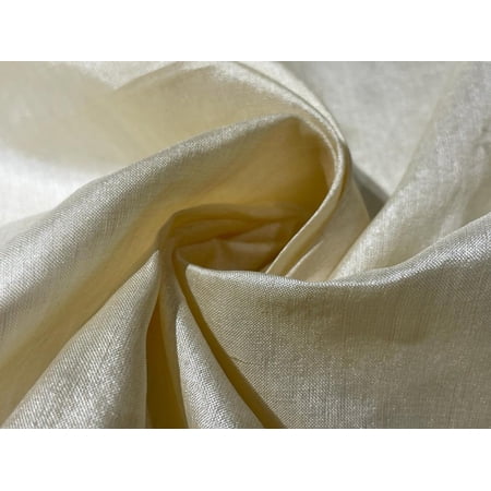 100% SILK FABRIC TUSSAR off white 44" wide available in 50 grams and 60 grams