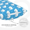 thumbnail image 3 of Balery Cute Polar Bear Bedding Queen Pillow Cases - Envelope Closure - Soft Brushed Microfiber Fabric - Shrinkage and Fade Resistant Pillow Cases-14"x20", 3 of 6